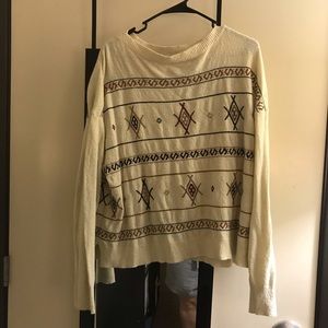 Embroidered Madewell sweater